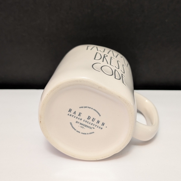 Rae Dunn PAJAMA DRESS CODE coffee mug - Picture 2 of 3